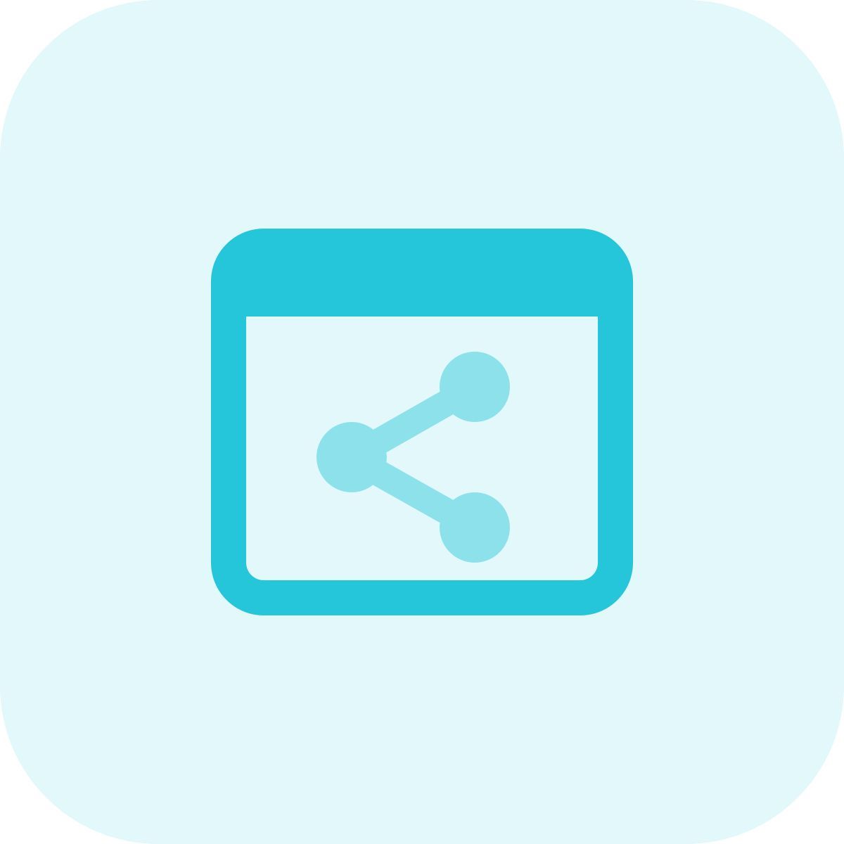 webseite teilen icon