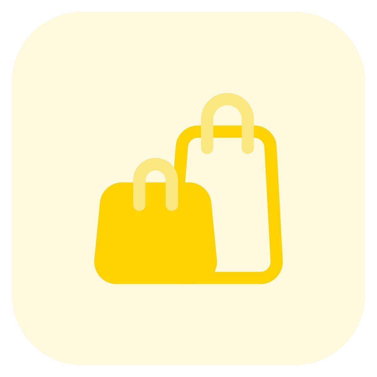 shopping bags icon