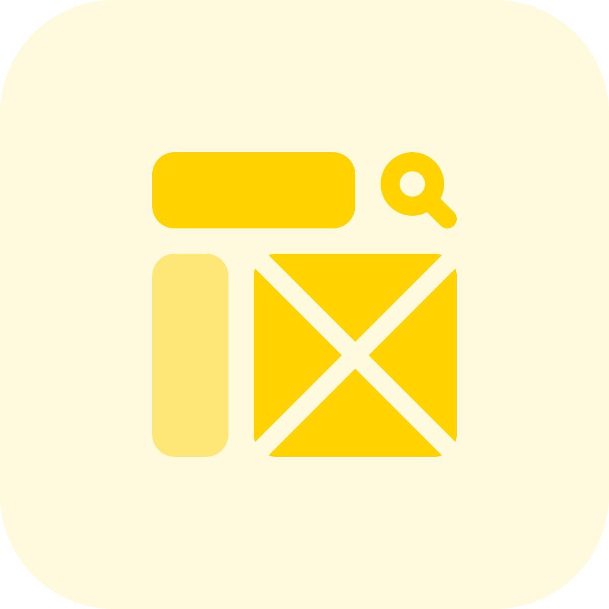 layout with sidebar icon