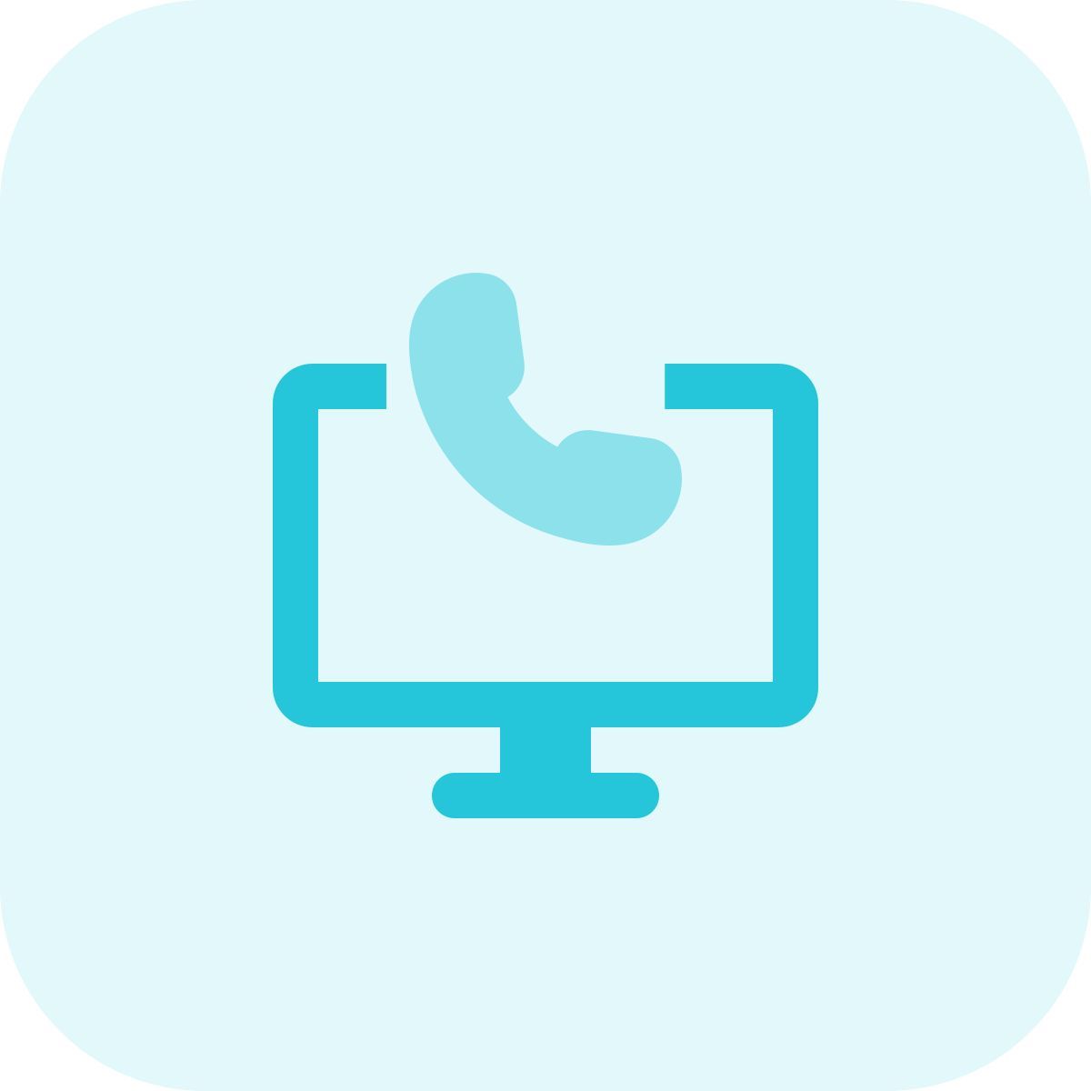 chamada de computador icon