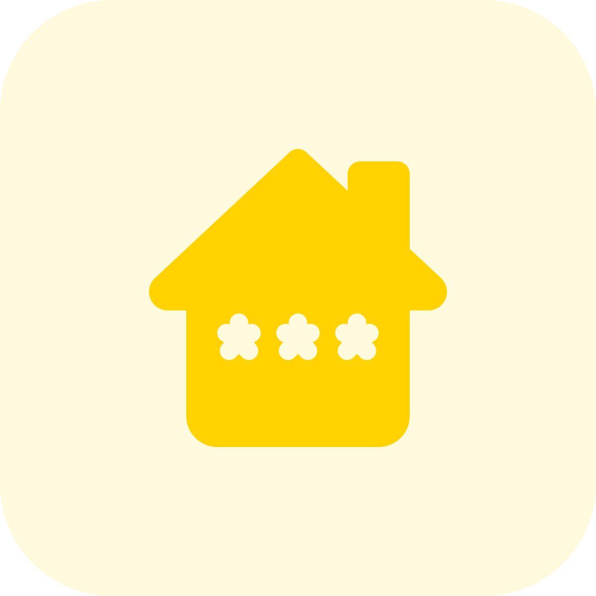 smart home password icon