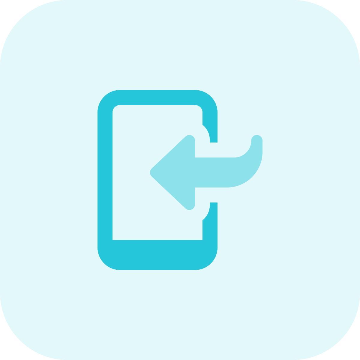 smartphone backup icon