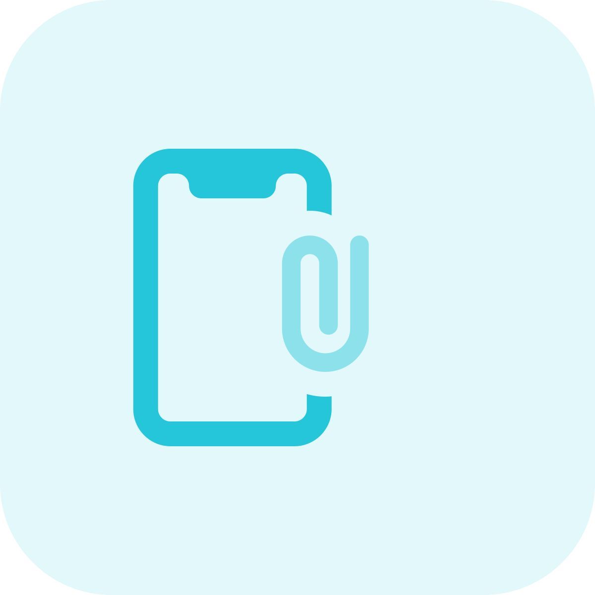 smartphone aufsatz icon