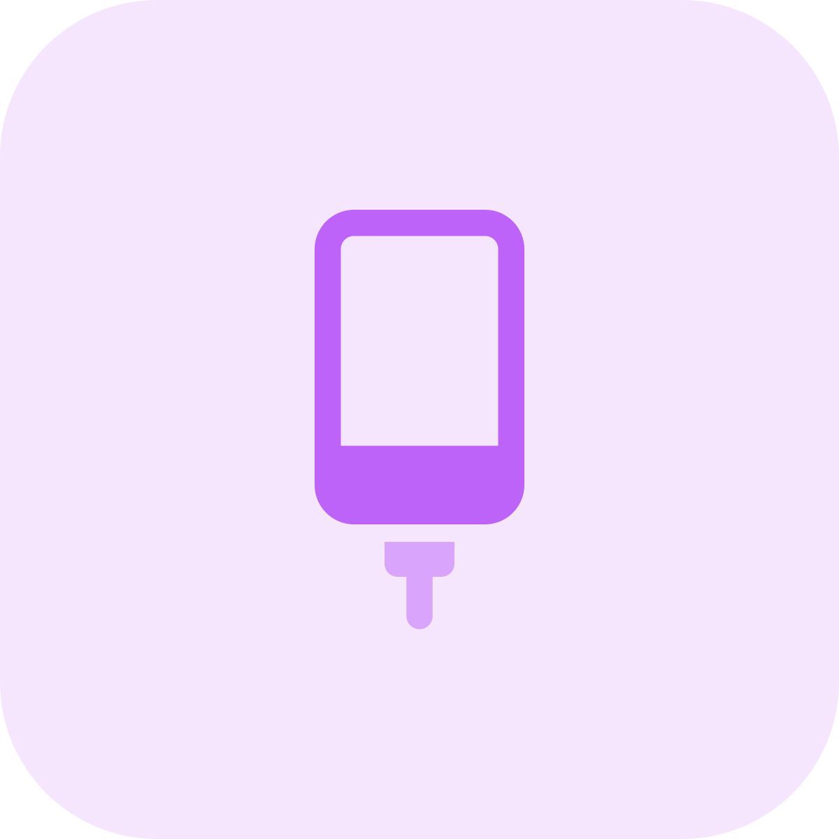 charging phone icon