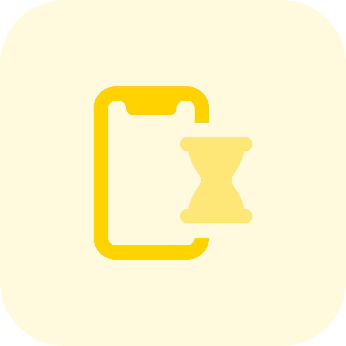 mobile data processing icon
