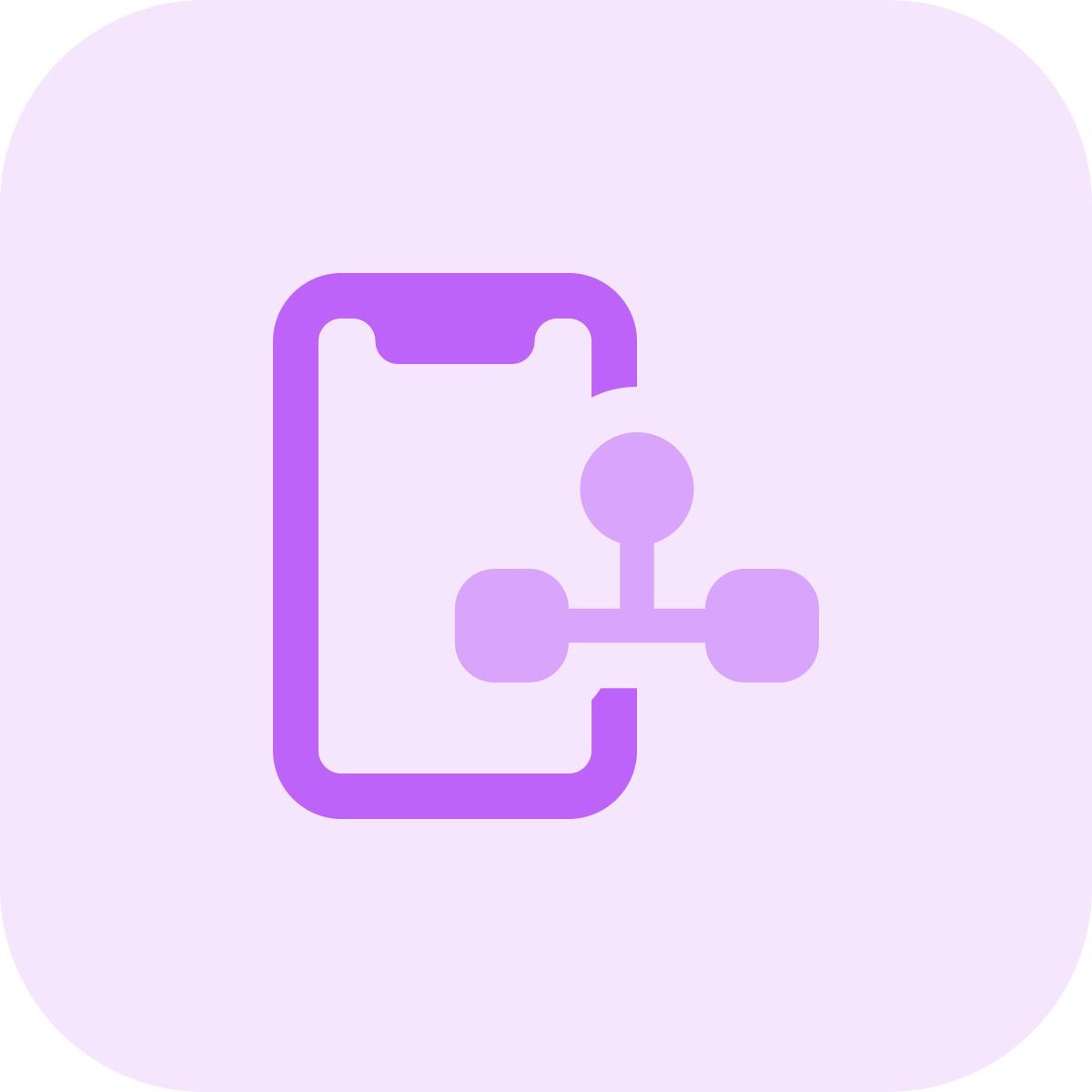 mobile algorithm icon