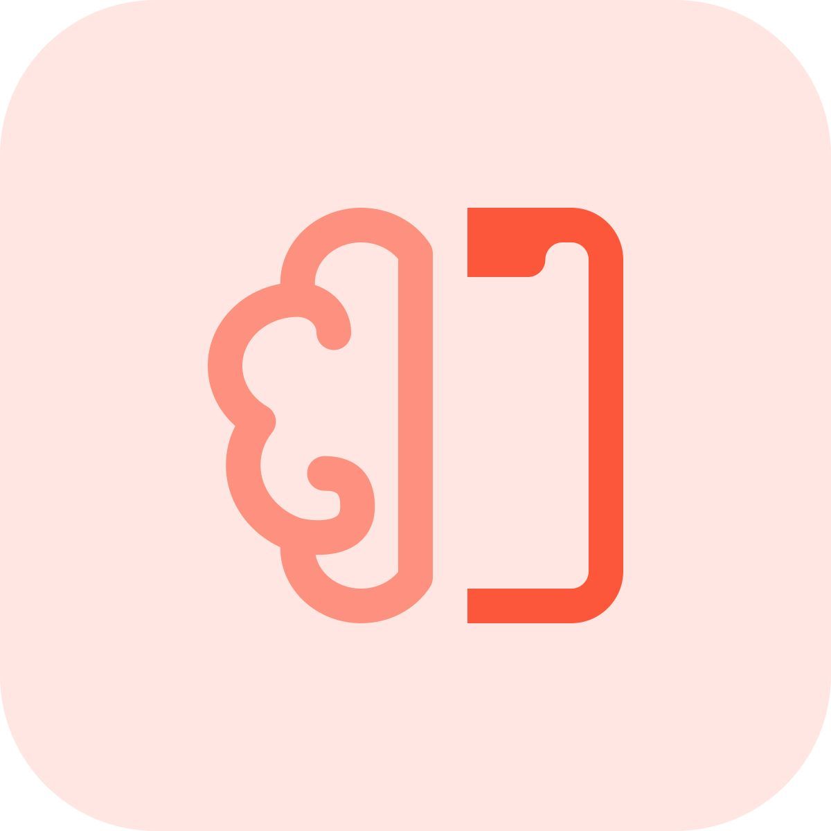 cerveau du smartphone icon