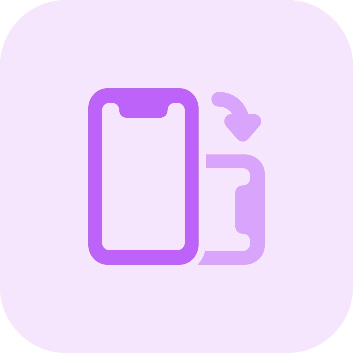 turn phone icon