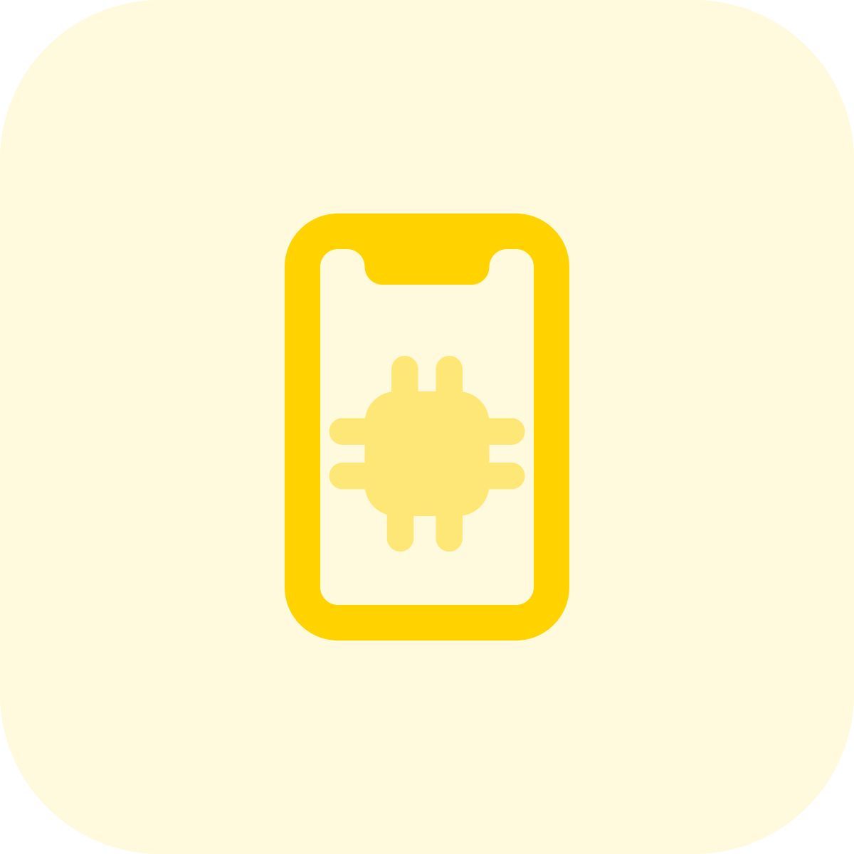 smartphone processor icon
