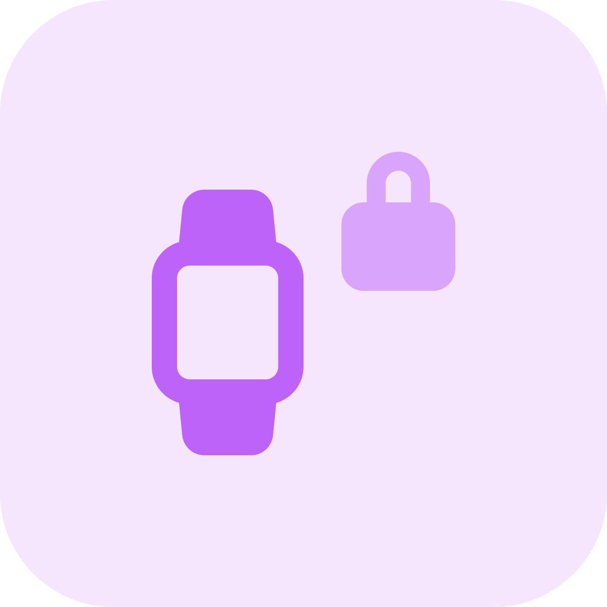 locked smartwatch icon