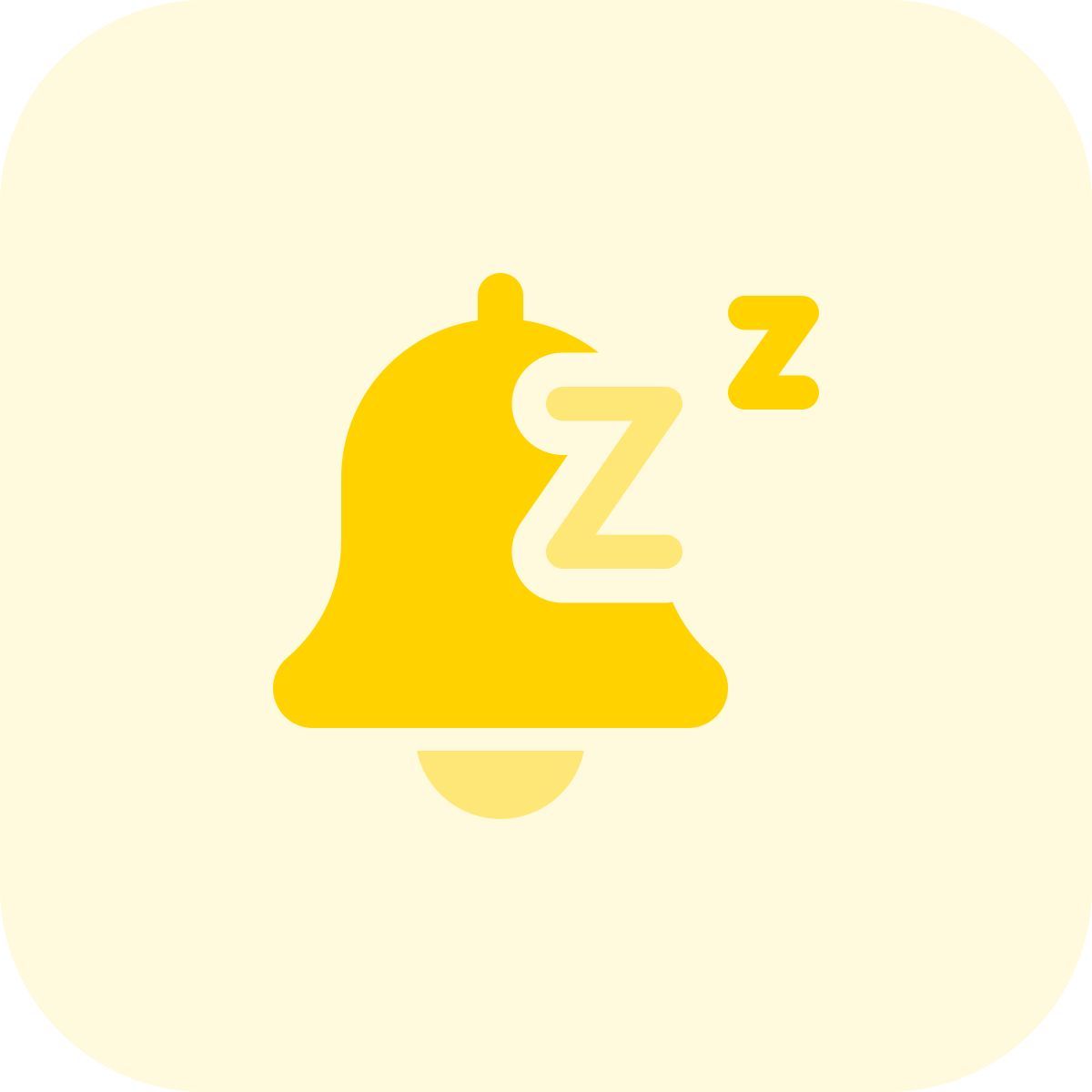 snooze notifications icon