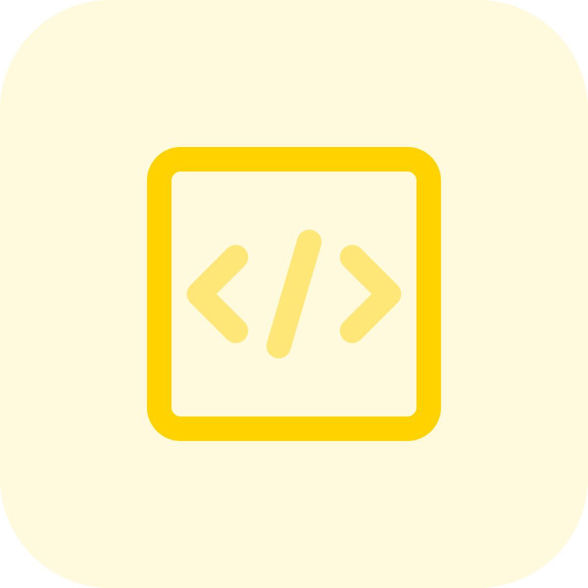 coding symbol icon