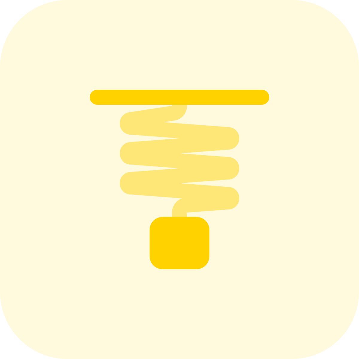 spring mass system icon