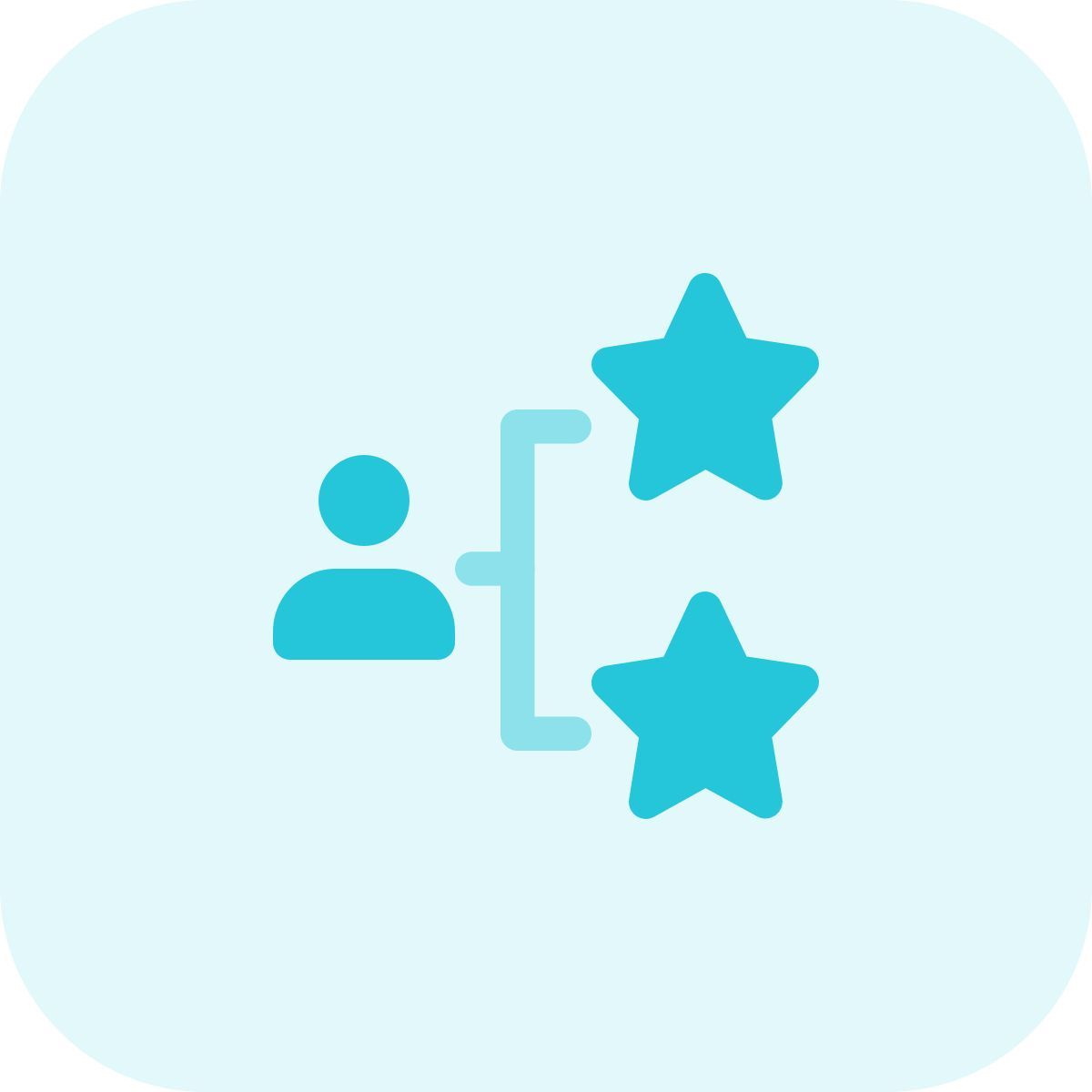 user star rating icon