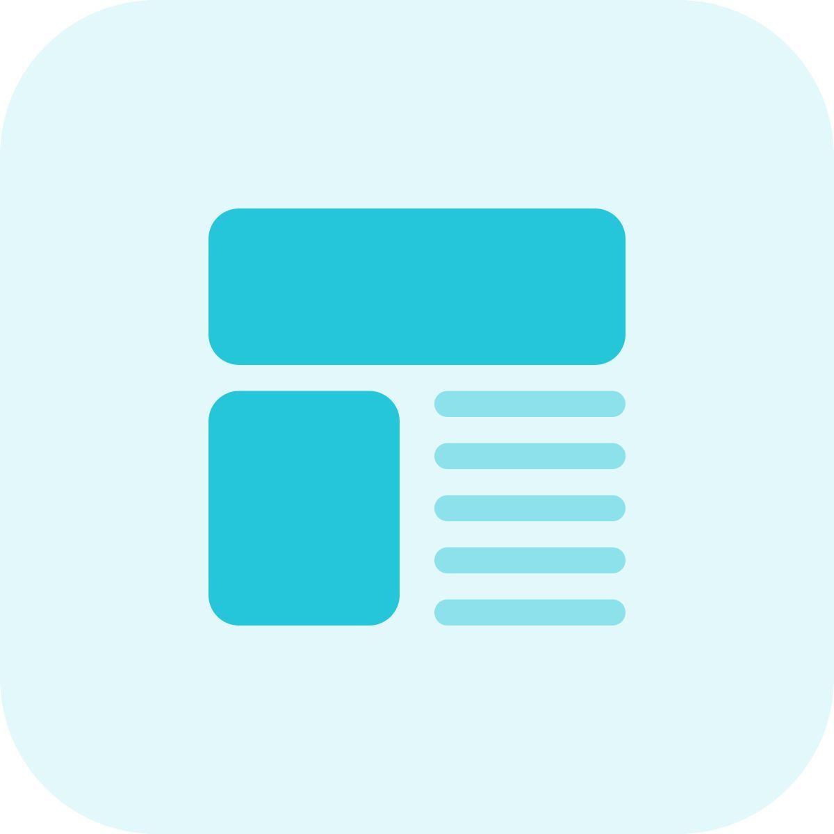 disposition du texte icon