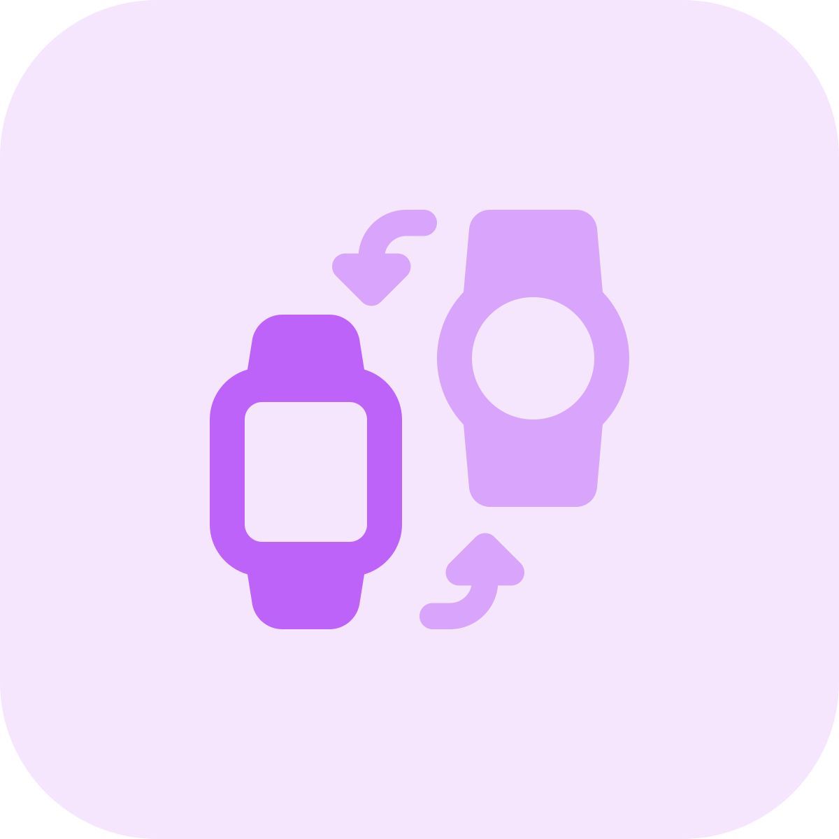 swap smartwatches icon