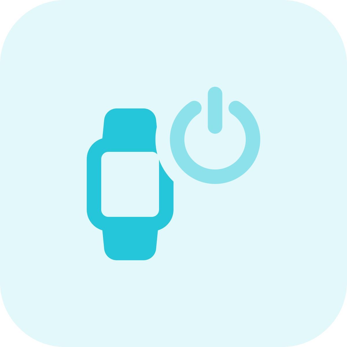 smartwatch power button icon