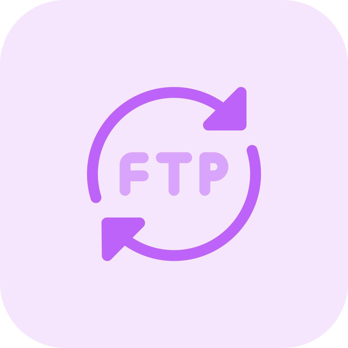 ftp synchronization icon