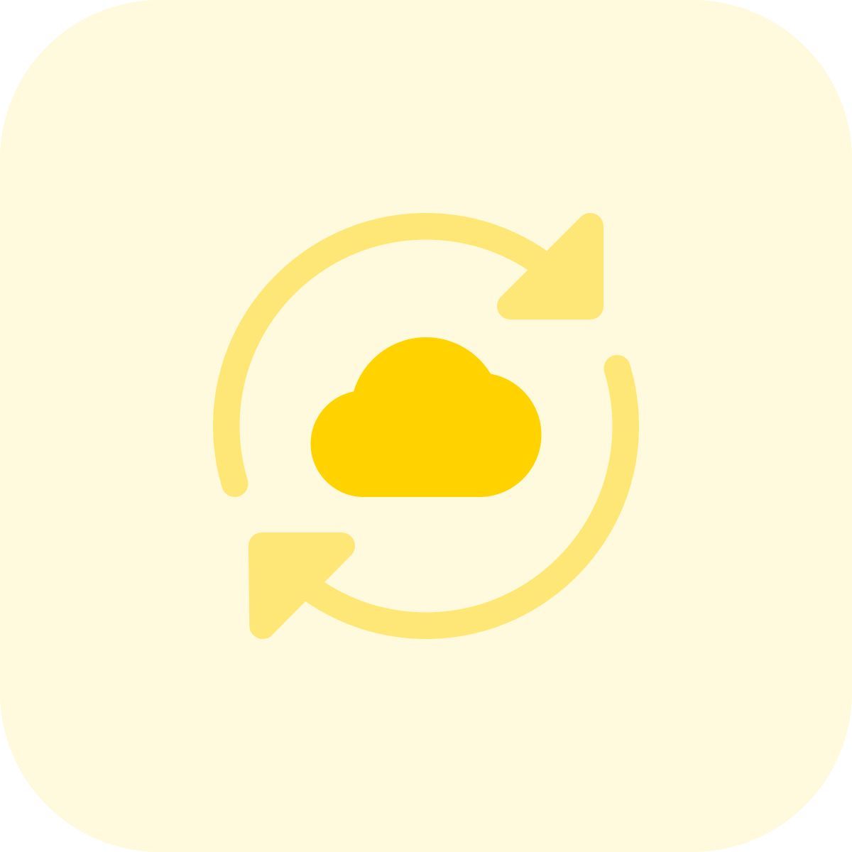 cloud synchronization icon