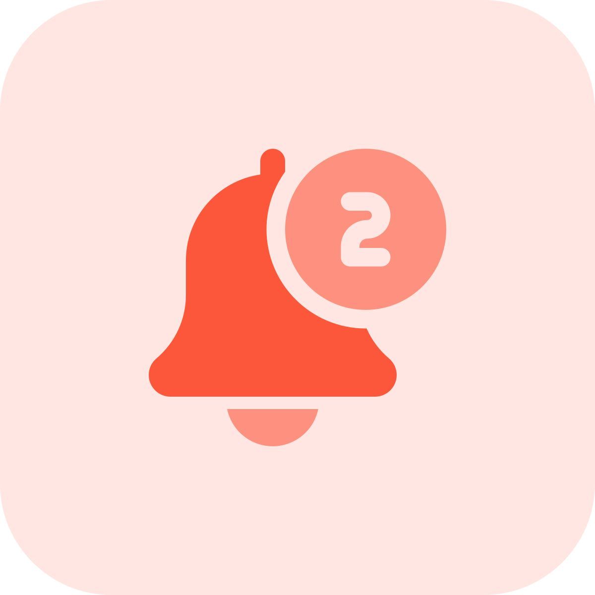 tablet pc multiple notification alert isolated on white background icon