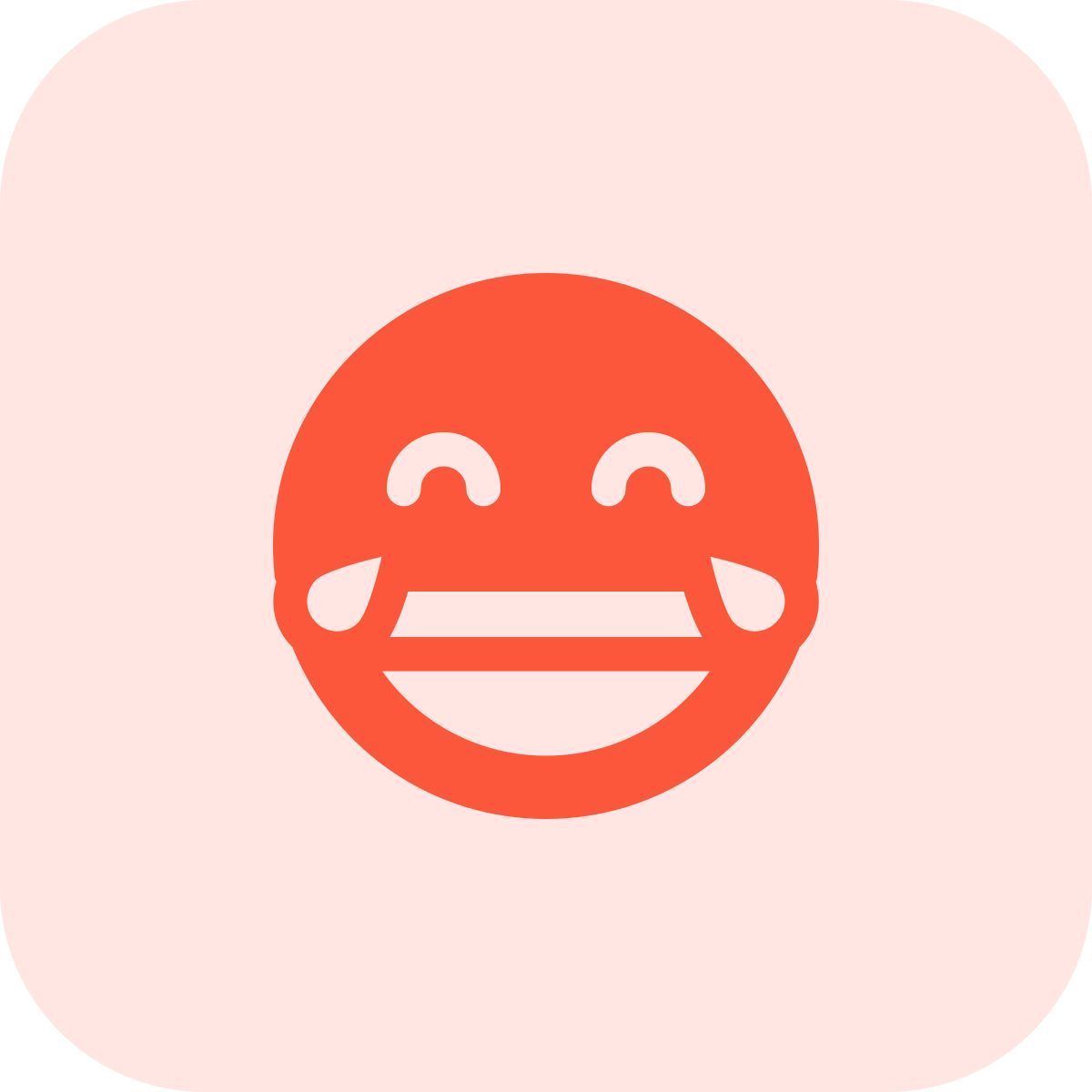 crying laughing emoji icon