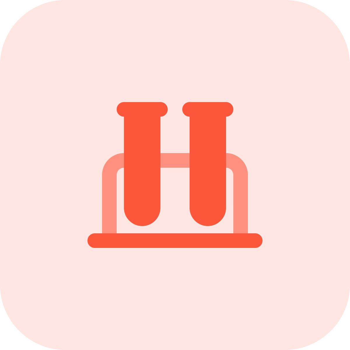 test tube stand icon