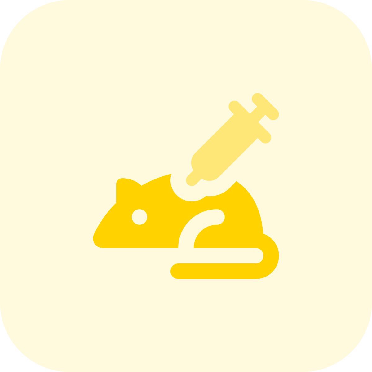 lab mouse testing icon