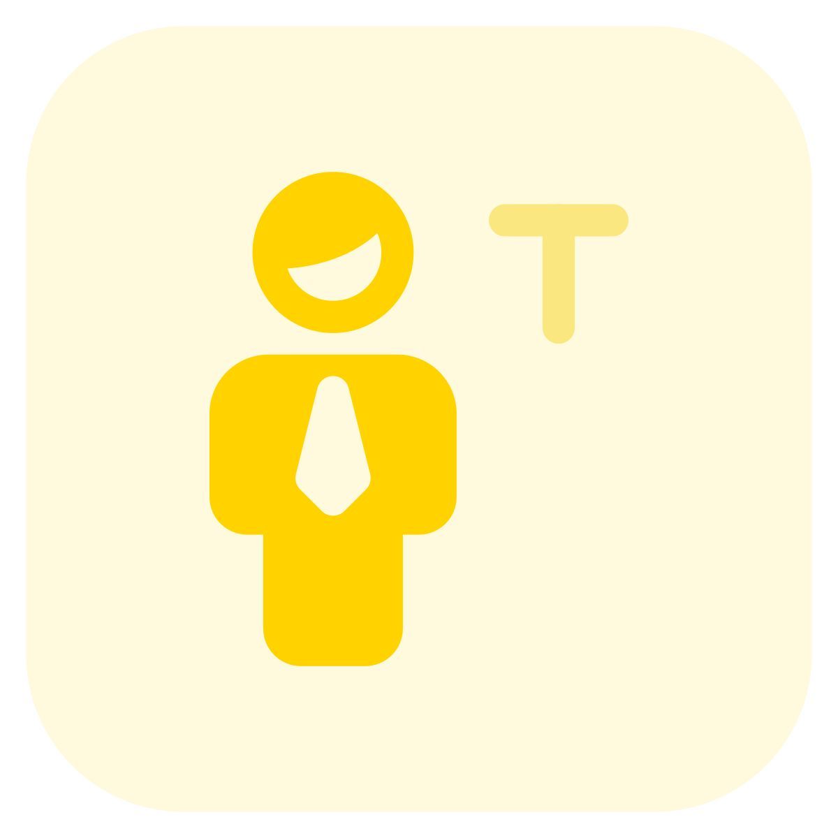 text edit of a document for label and title layout icon