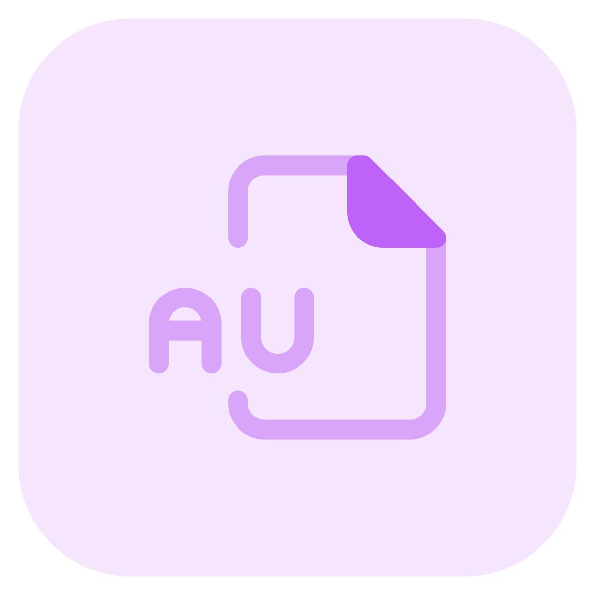 au file icon