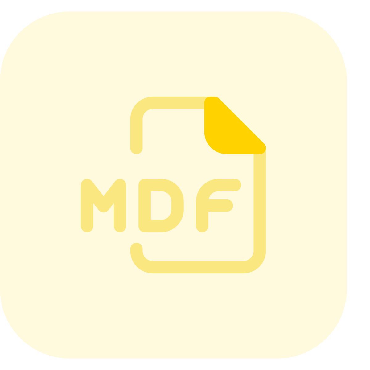 mdf 파일 icon