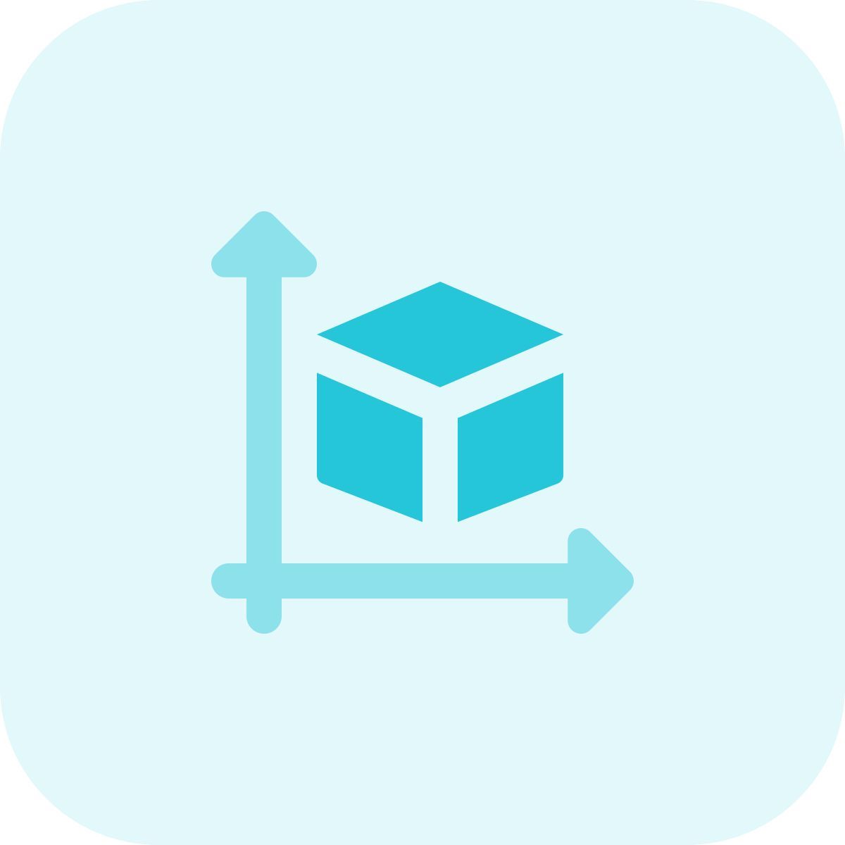 3d model size icon