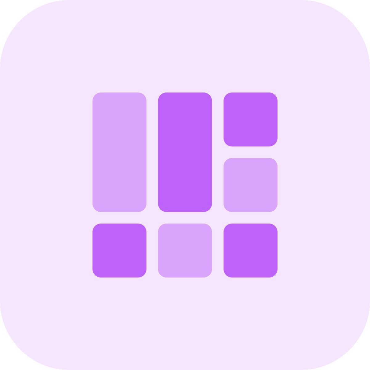 섹션별 레이아웃 icon