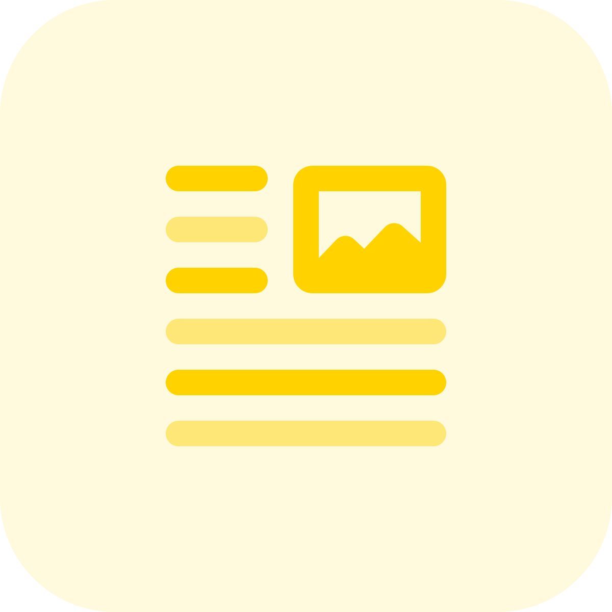top right document image attachment page layout setting interface icon