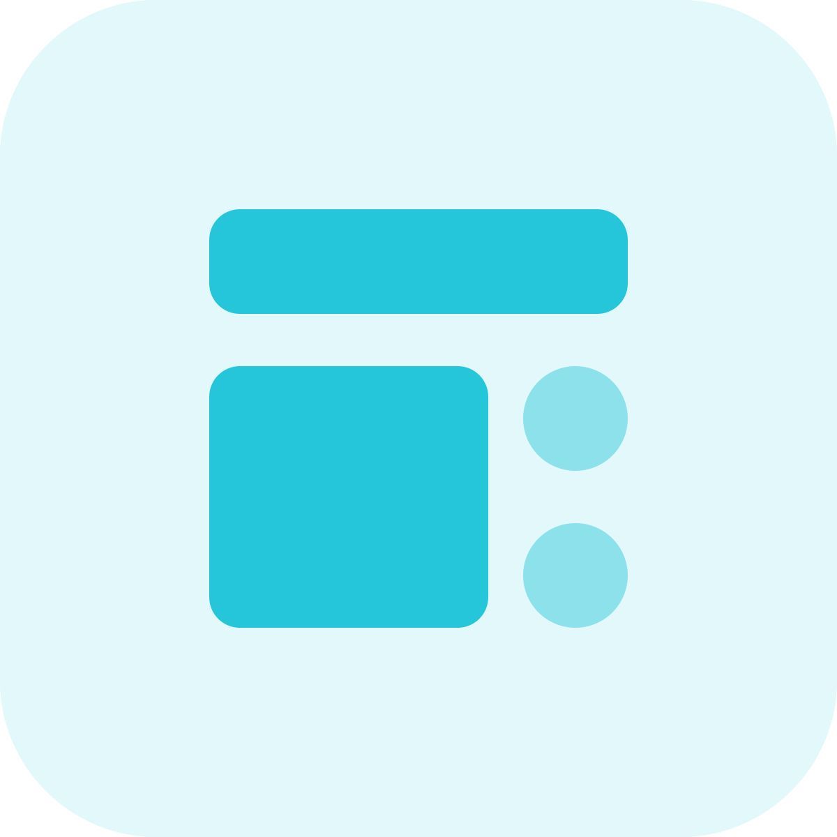 디자인 레이아웃 icon