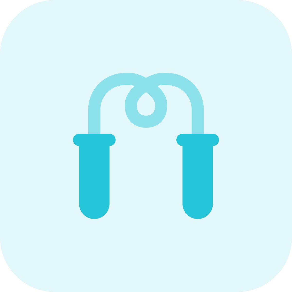 connected test tubes icon