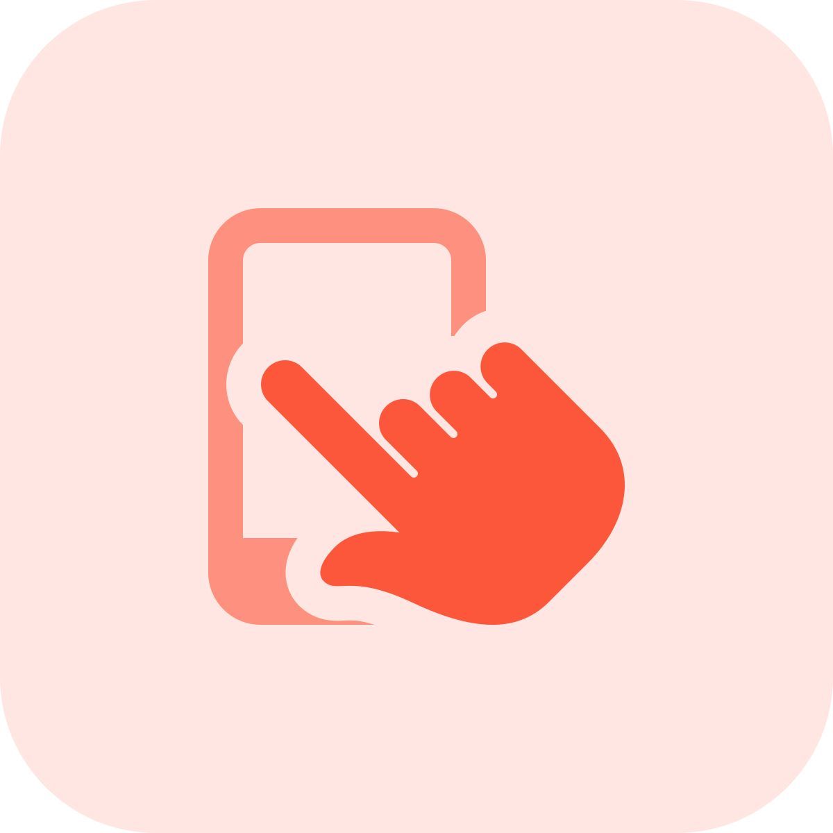휴대폰 터치스크린 icon