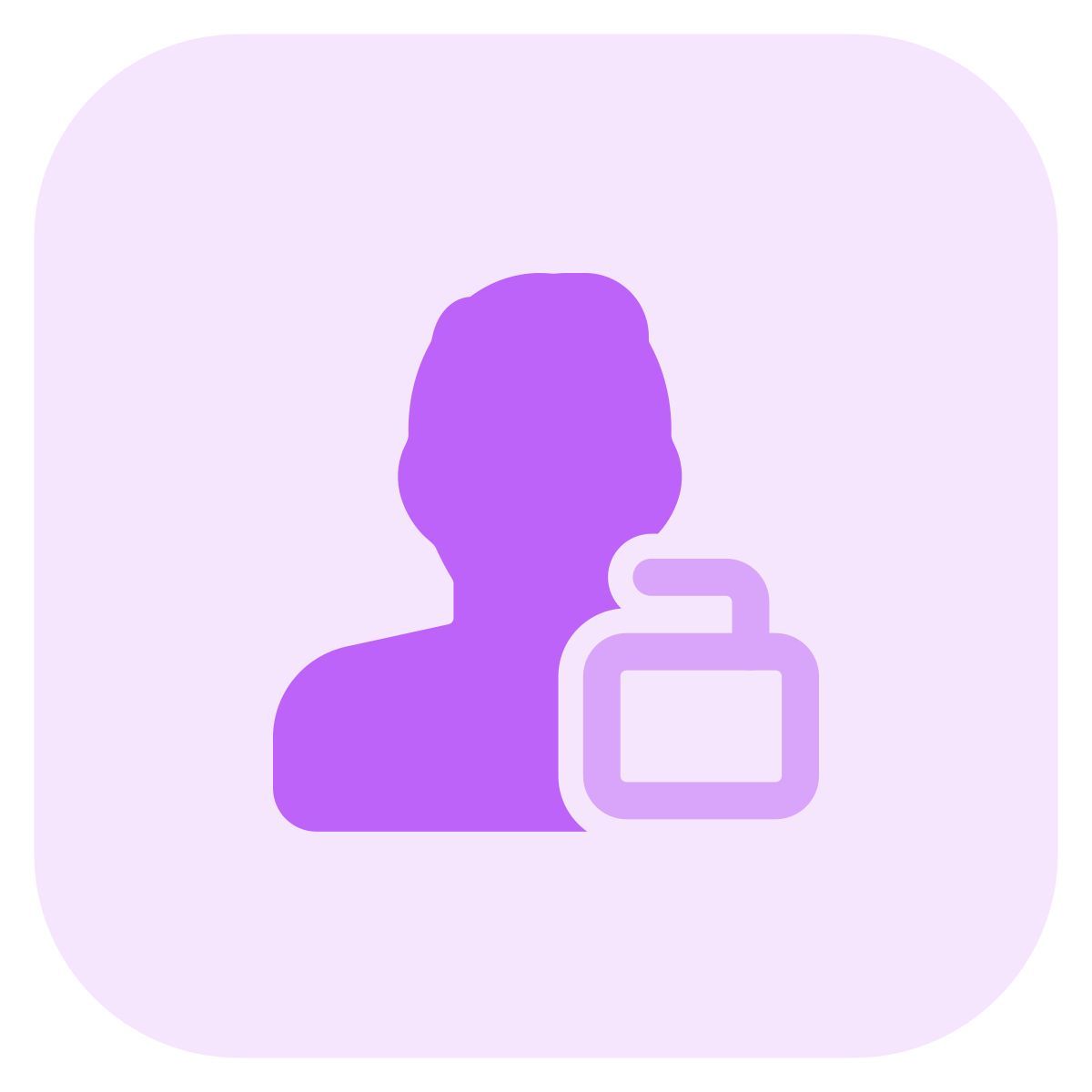 user unlocking access icon