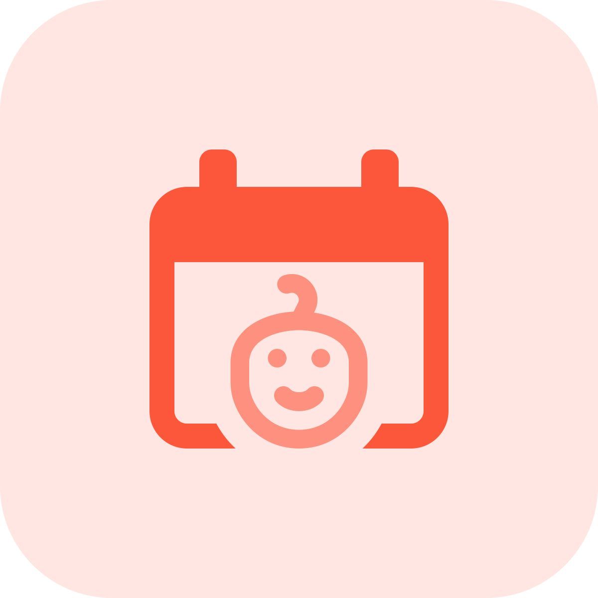 calendário do bebê icon