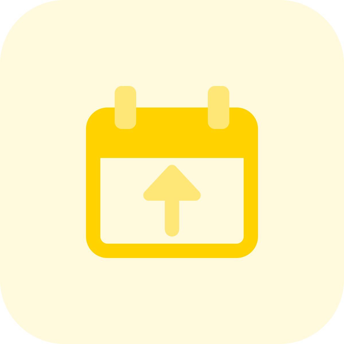 upload calendar icon