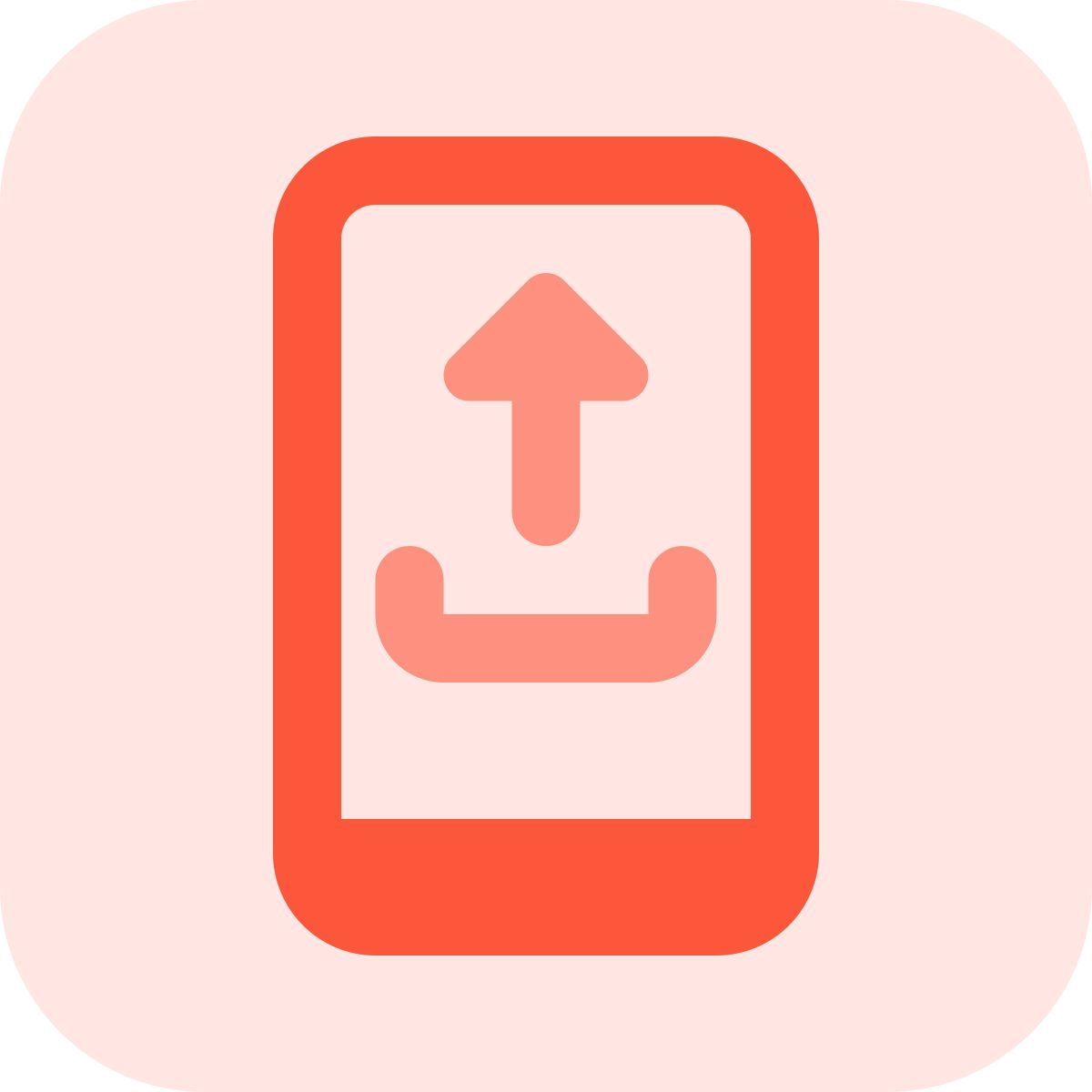 upload mobile data icon
