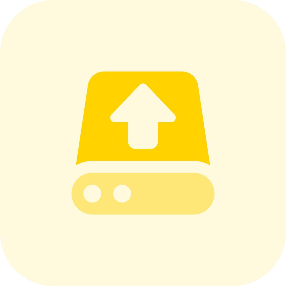 upload to hard drive icon