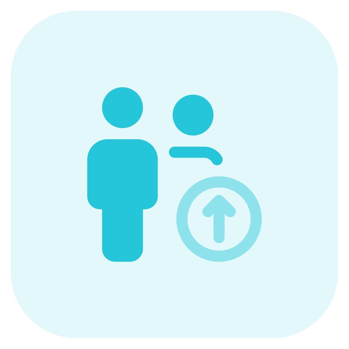 group data upload icon