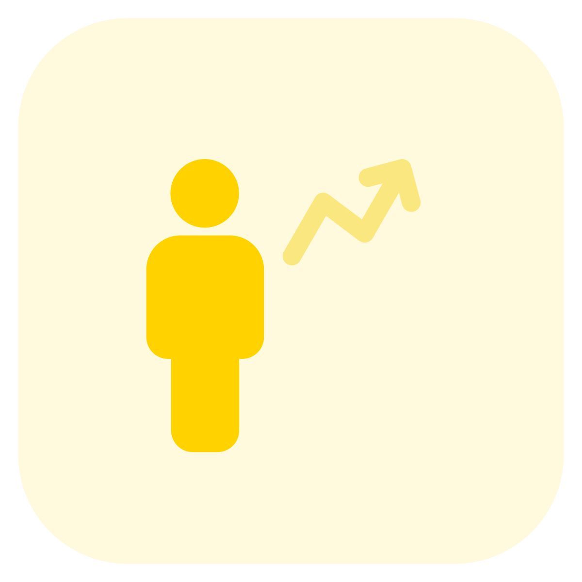 위쪽 화살표로 직원 판매를 늘리세요 icon