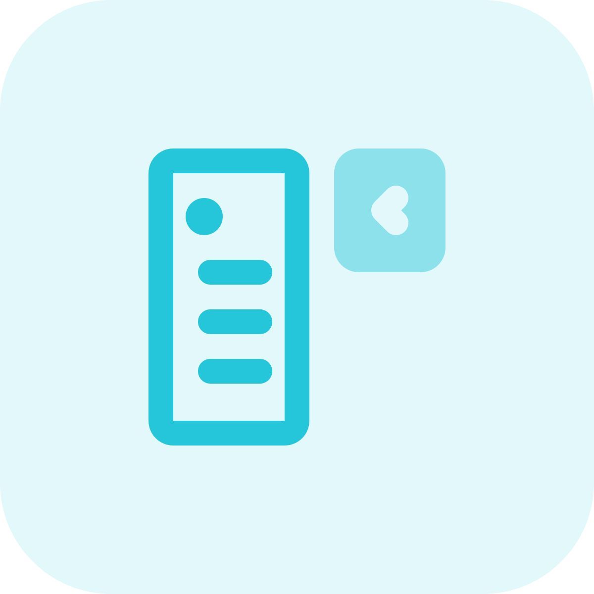 dropdown menu icon