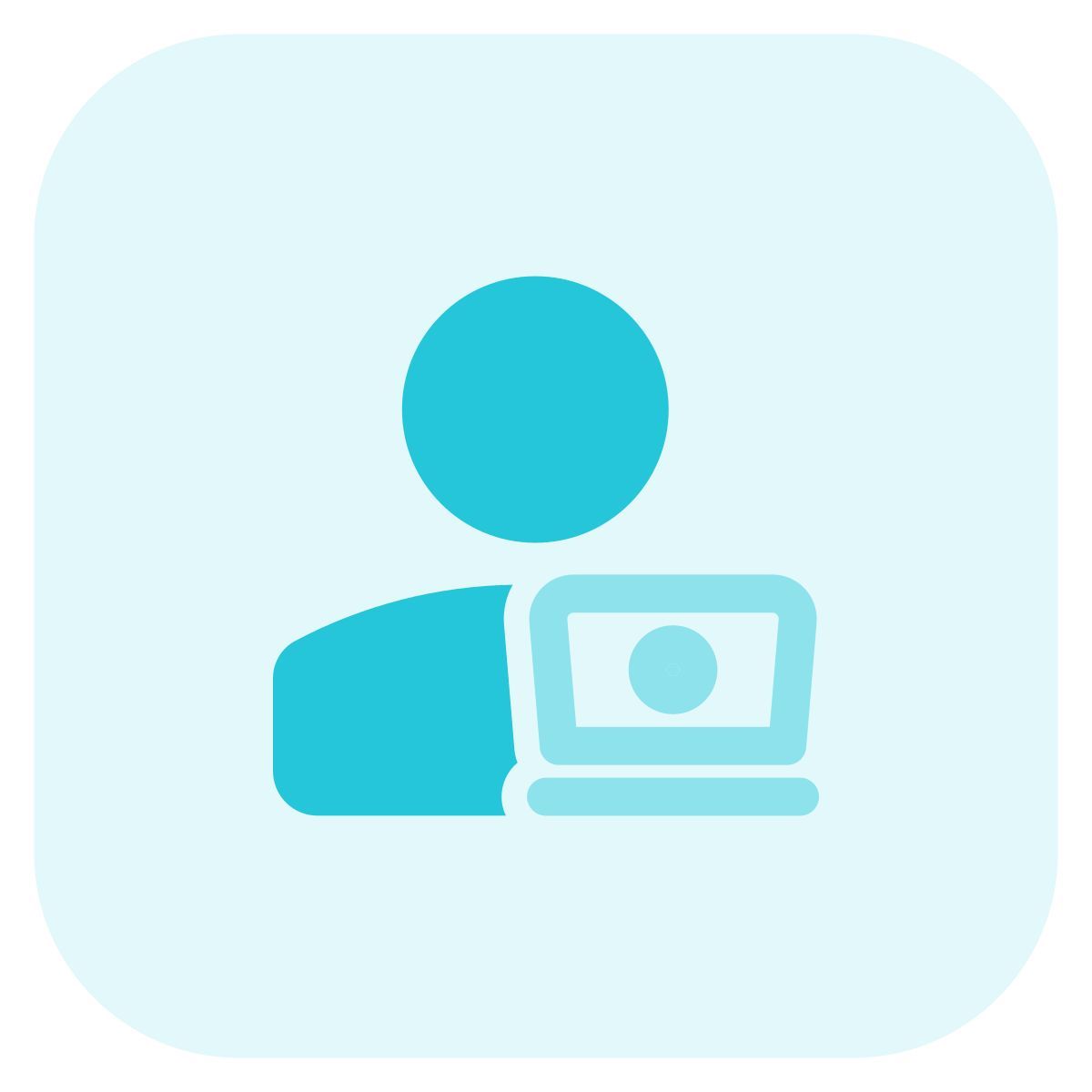 utilisateur d'ordinateur portable icon