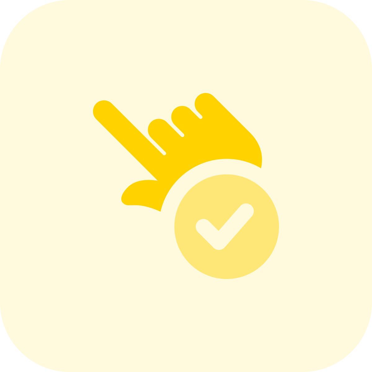 tocca per verificare icon