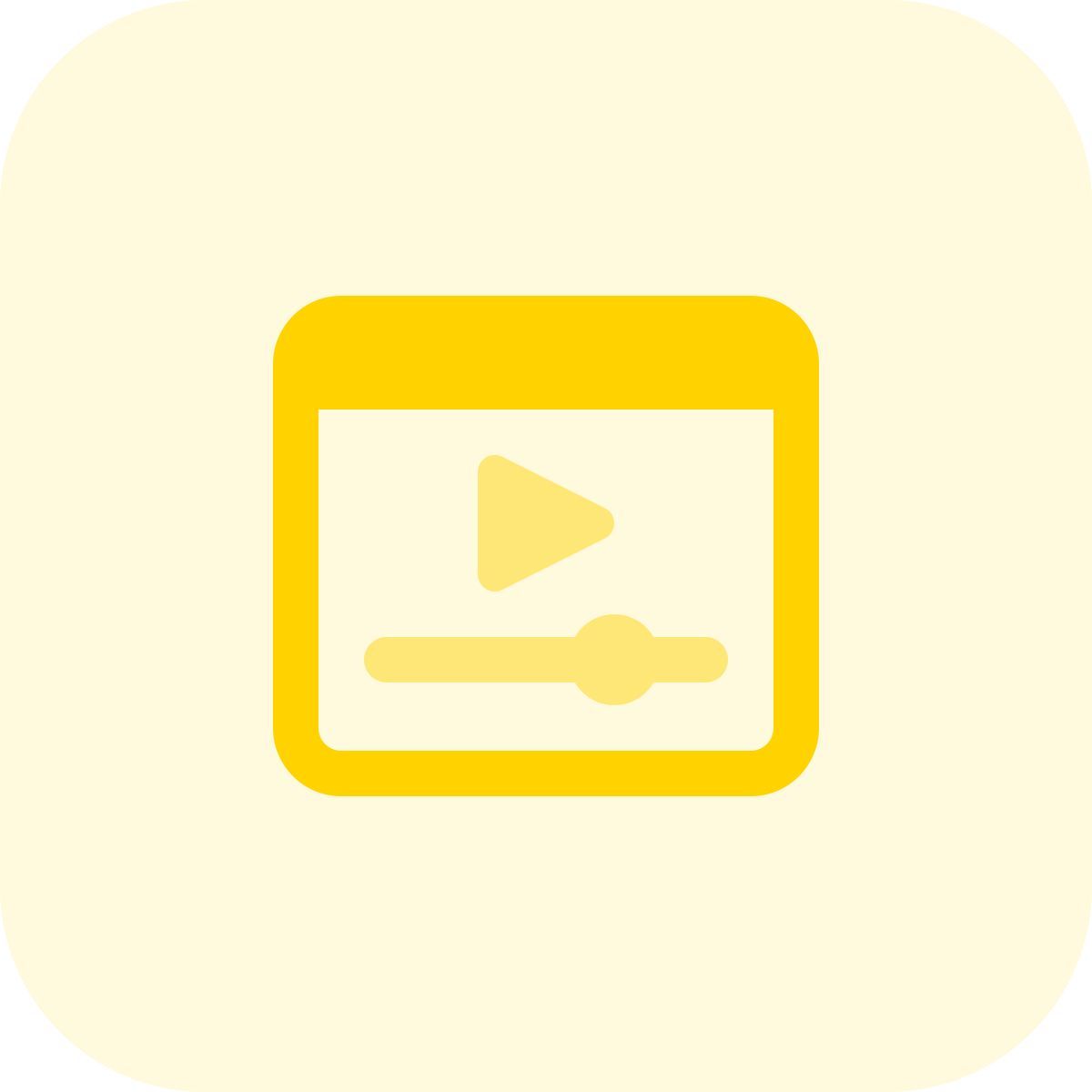 play video icon