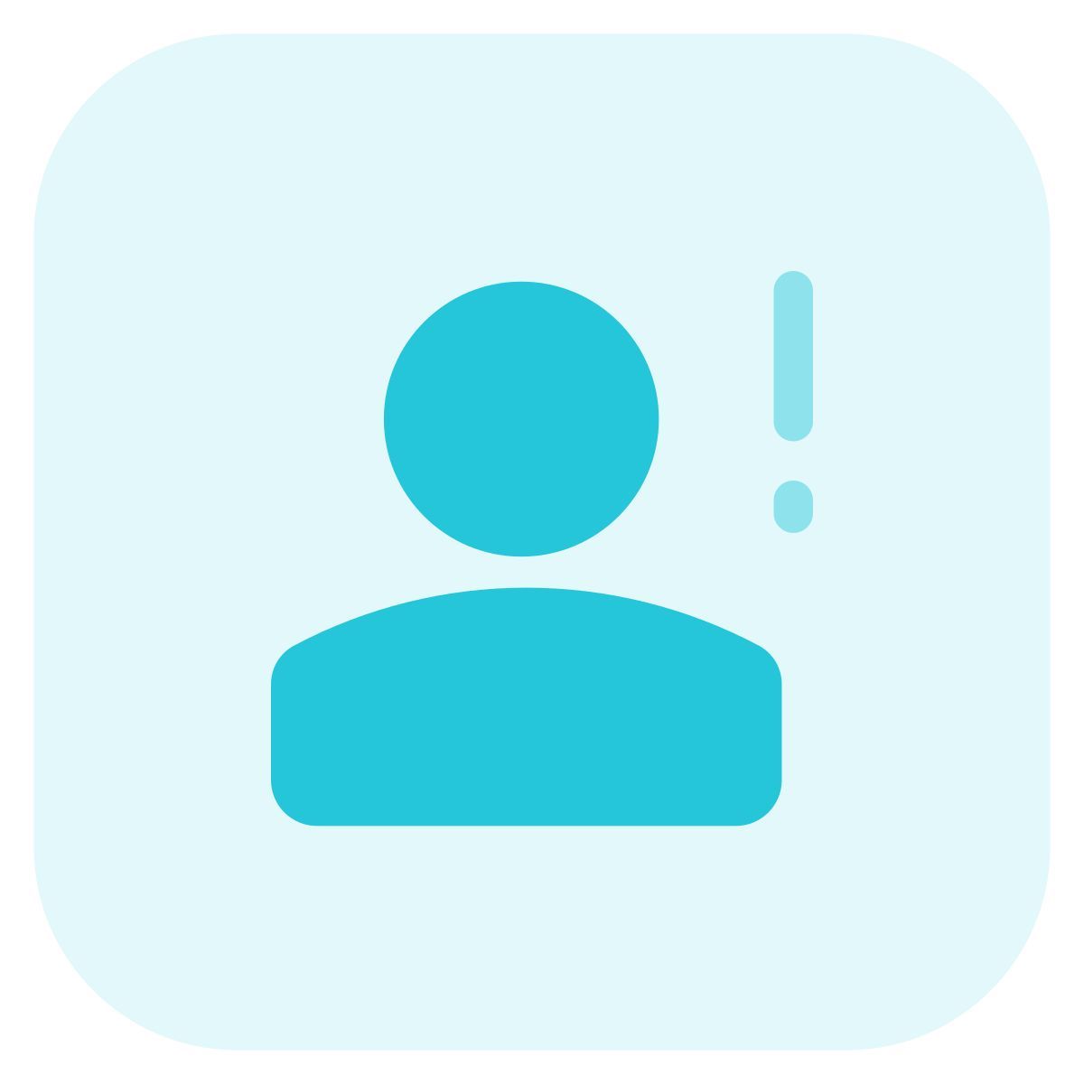 사용자 경고 icon