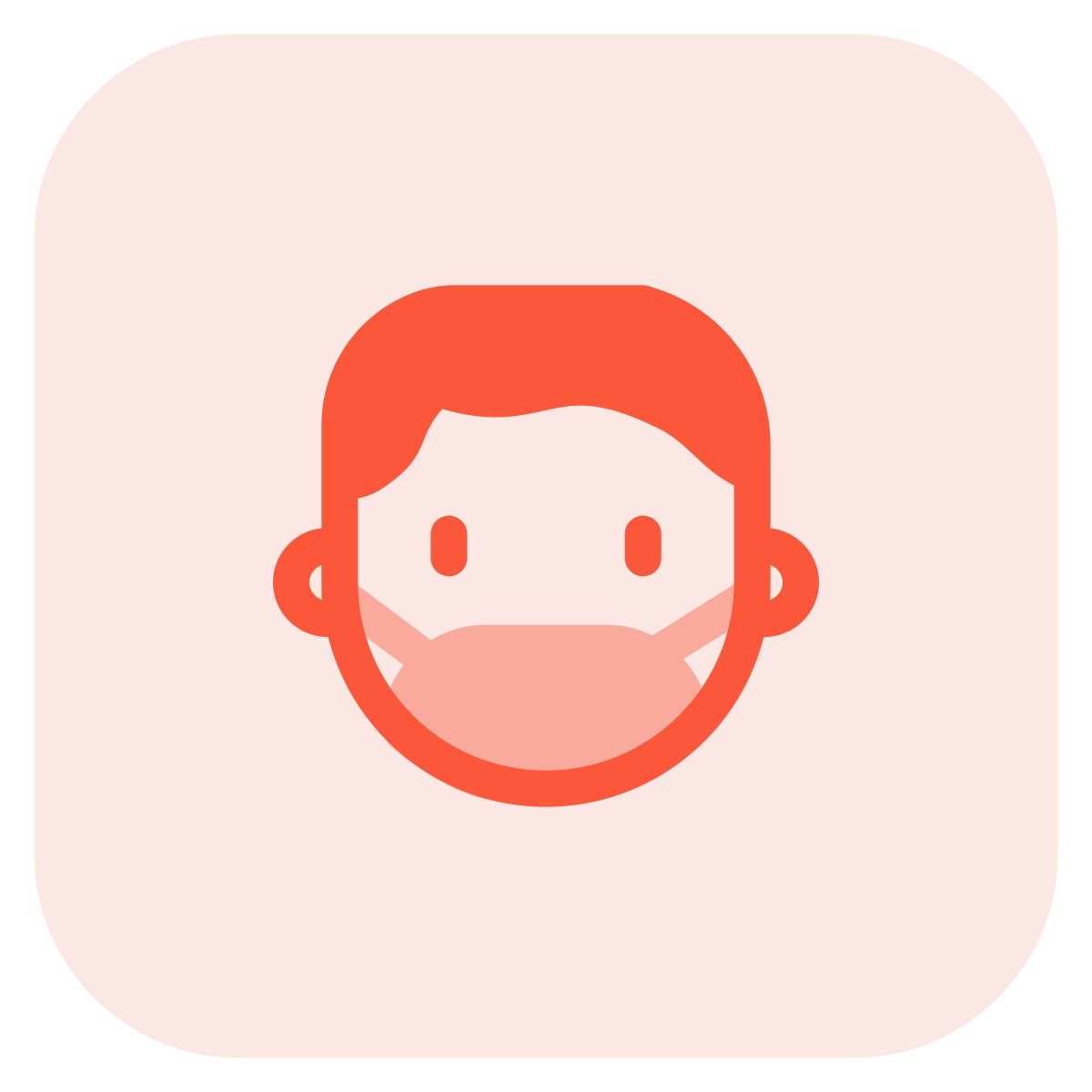 masque facial icon