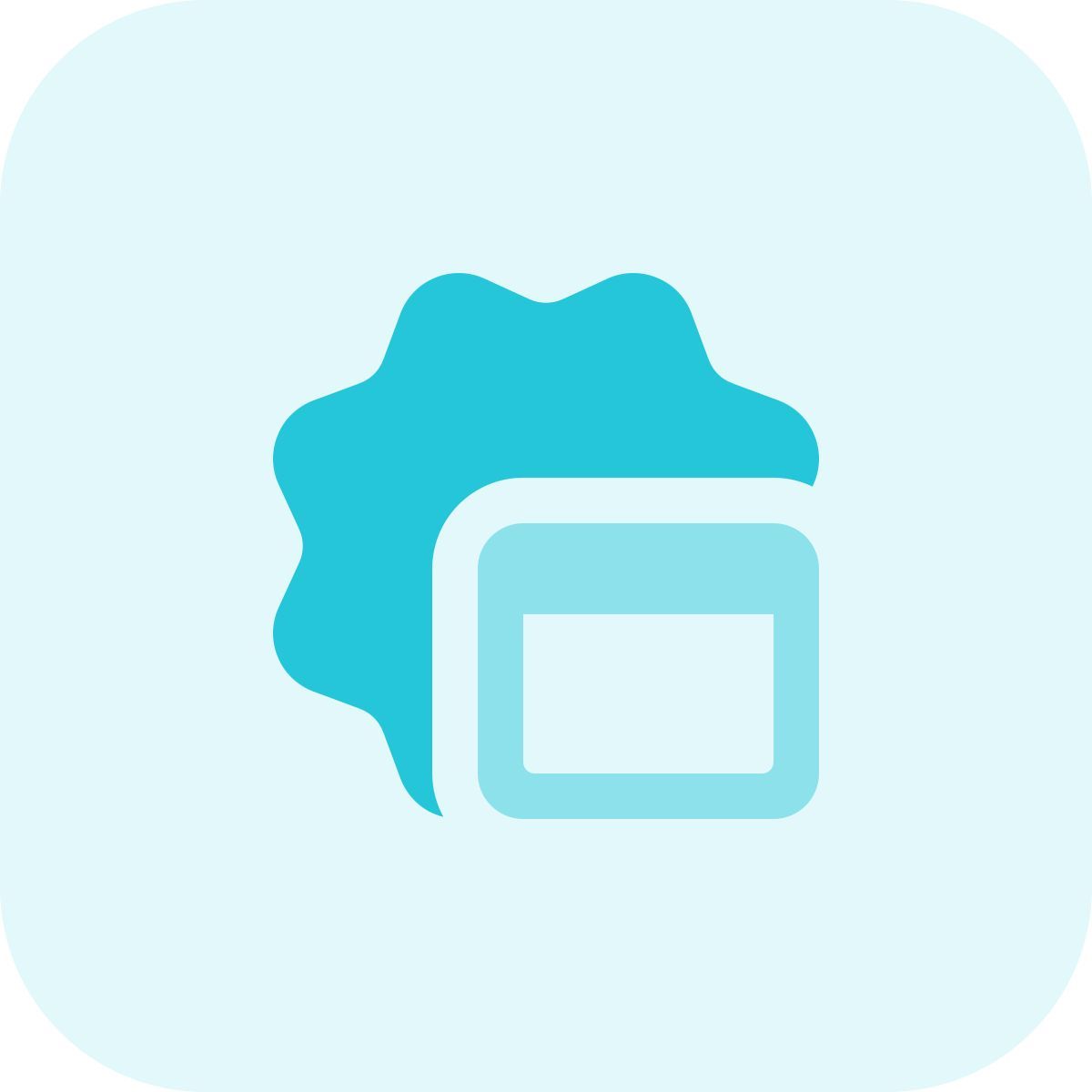insignia de navegador web externo para privacidad y seguridad web tritone tal revivo icon